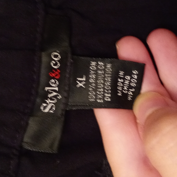 Black Style & co pant - Picture 4 of 5